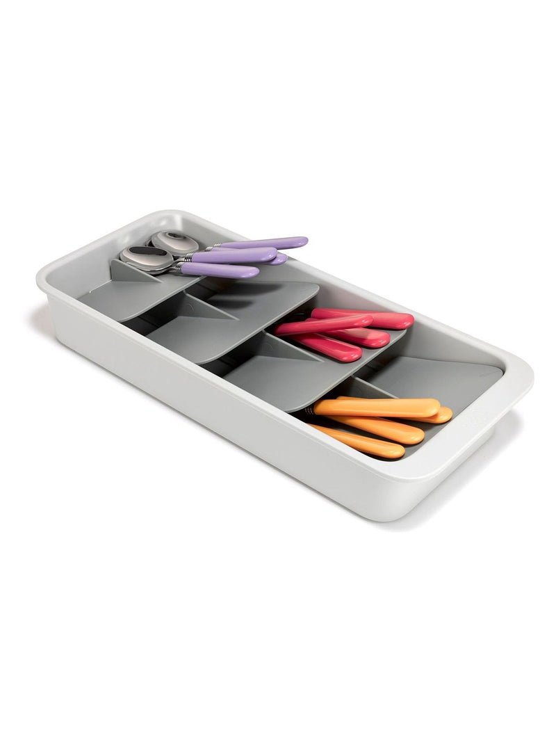 Joseph Joseph tiered cutlery organiser in Light Stone, large (British brand)