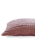 Laura Ashley Old Rose pink scalloped cushion 43x43cm (British brand)