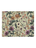 Wylder set of 4 green wallflower botanical placemats, UK version