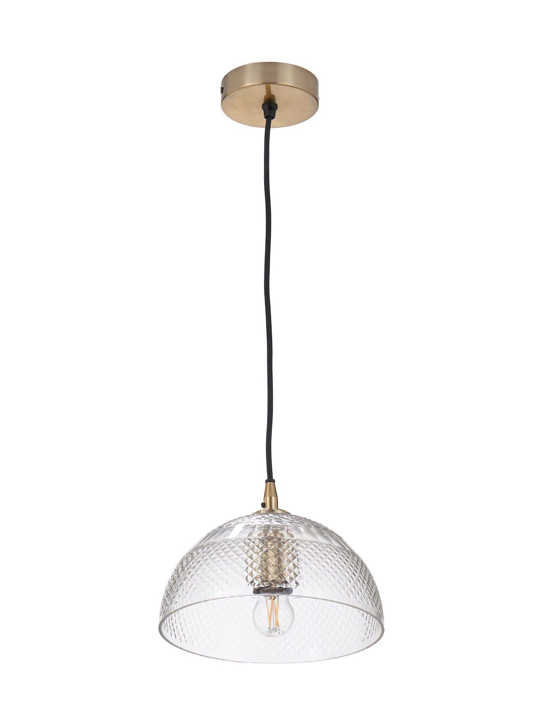 Pacific Giselle pendant ceiling light with diamond design - British product
