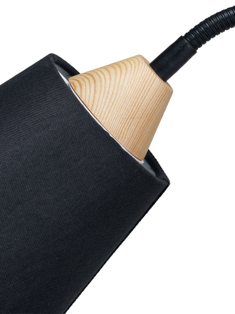 Pacific Juna wall light black fabric shade (British brand)