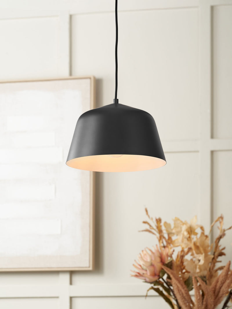 Pacific retro metal pendant ceiling light, UK version