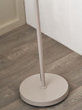 Finn metal cloche floor lamp with two heads grey finish - British product