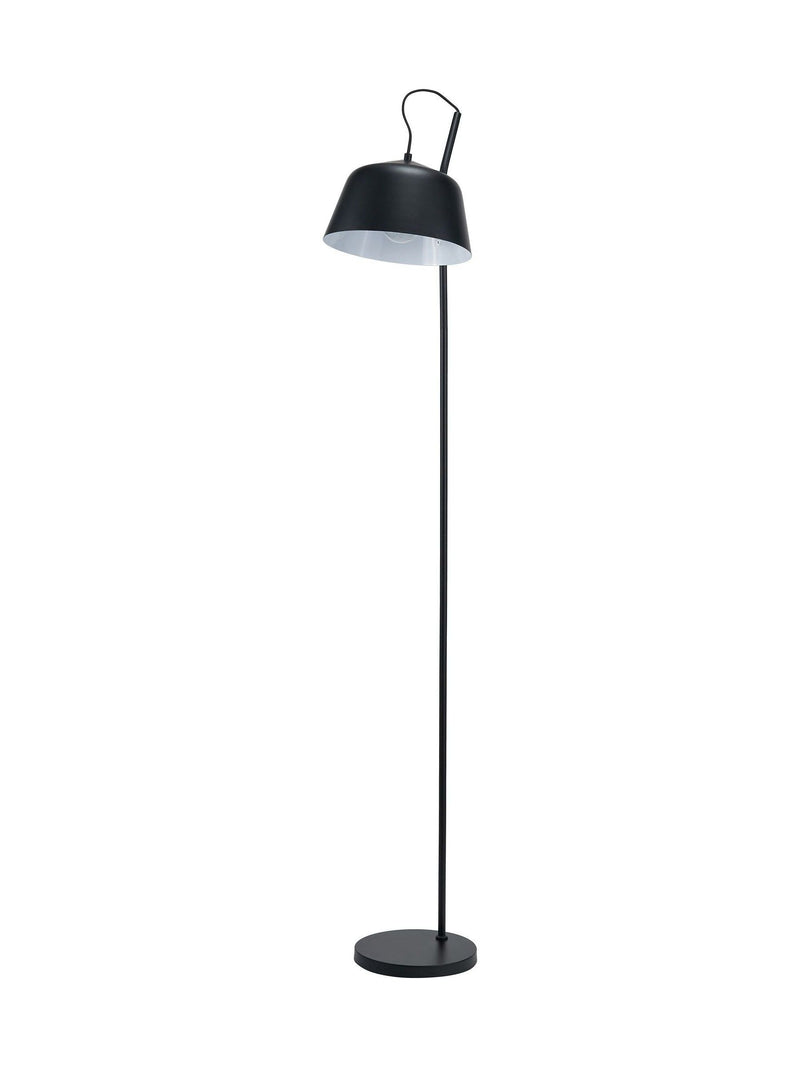 Pacific black retro task floor lamp 170cm, UK version