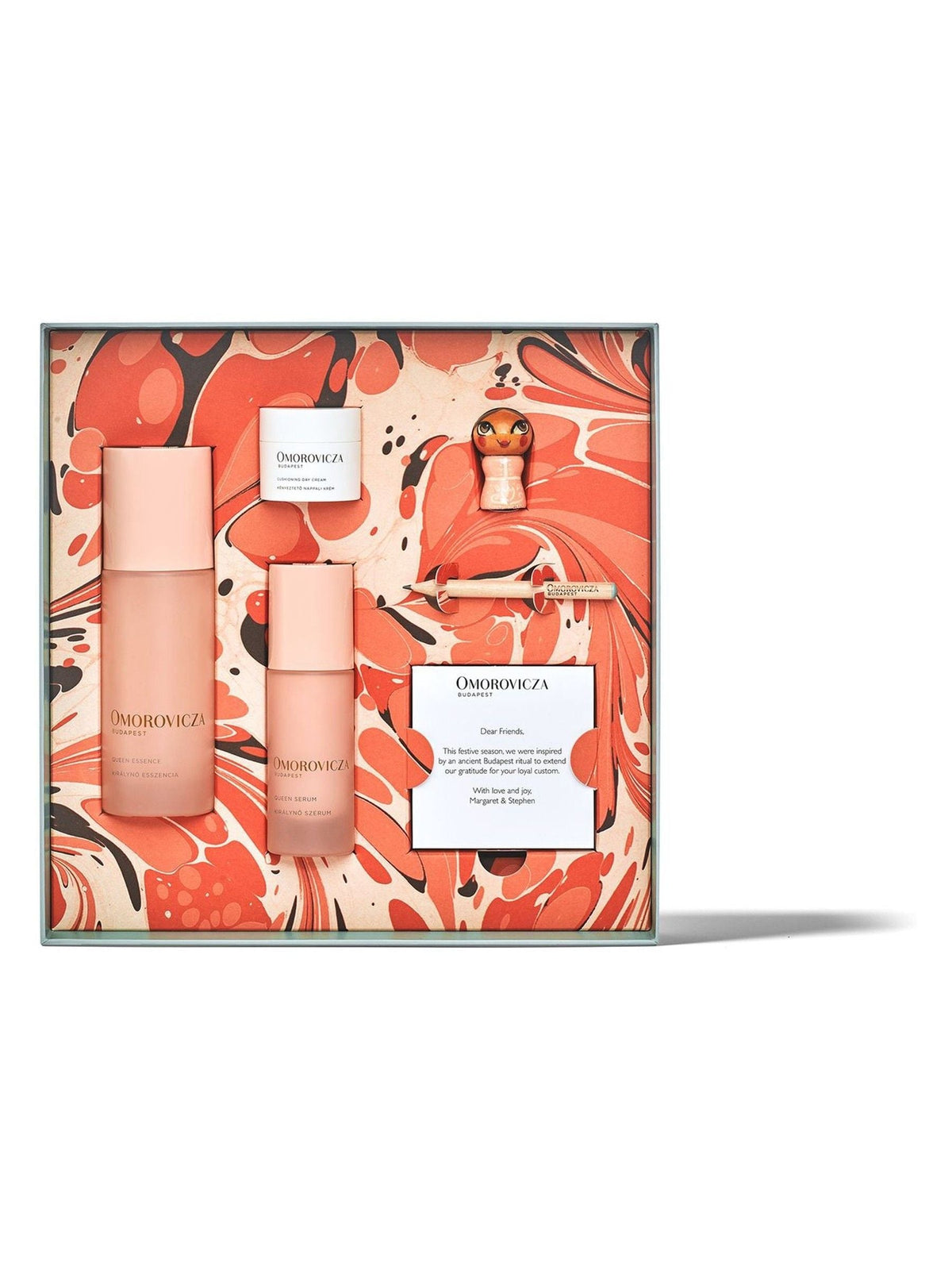 Omorovicza Daily Queen Trio Gift Set skincare set (British brand)
