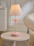 Pink Bow Wireless Rechargeable Table Lamp