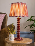 Light Grey Barley Twist Table Lamp