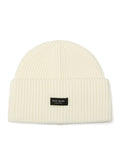 kate spade new york Cream Sam Label Beanie
