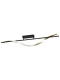 Eglo Conaprato modern ceiling light black brushed brass British brand