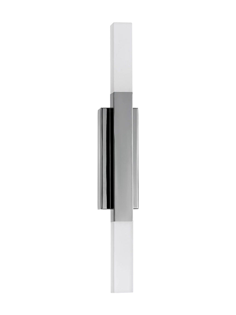 Eglo black bathroom mirror light with built-in LEDs - British product
