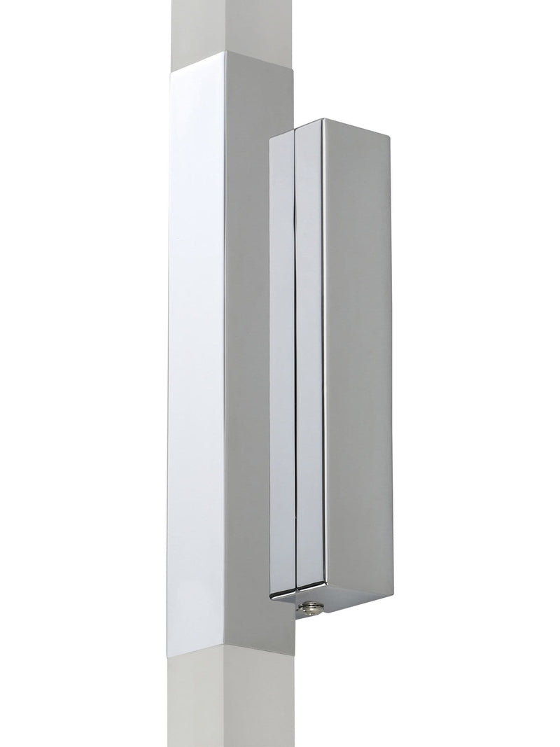 Eglo black bathroom mirror light with built-in LEDs - British product