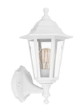 Eglo Olgiata-E outdoor wall light white plastic, imported from the UK