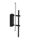 Eglo black linear LED wall light, imported from the UK