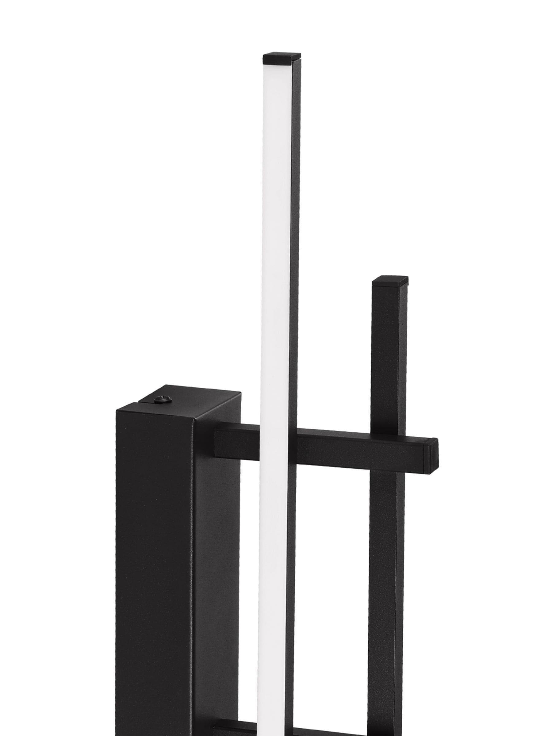 Eglo black linear LED wall light, imported from the UK