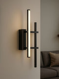 Eglo black linear LED wall light, imported from the UK