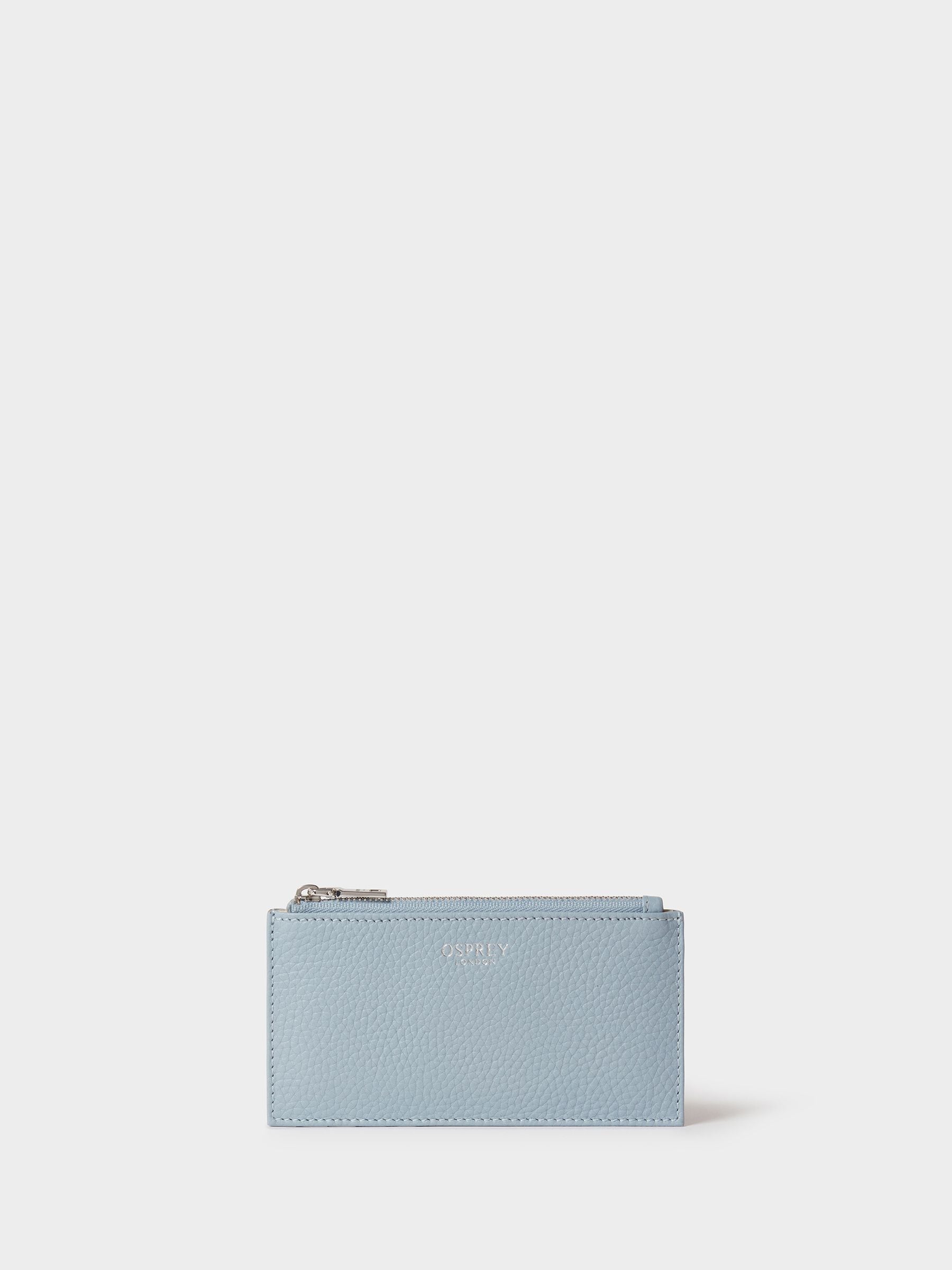 Osprey London Cream Core Small Leather Card Pouch