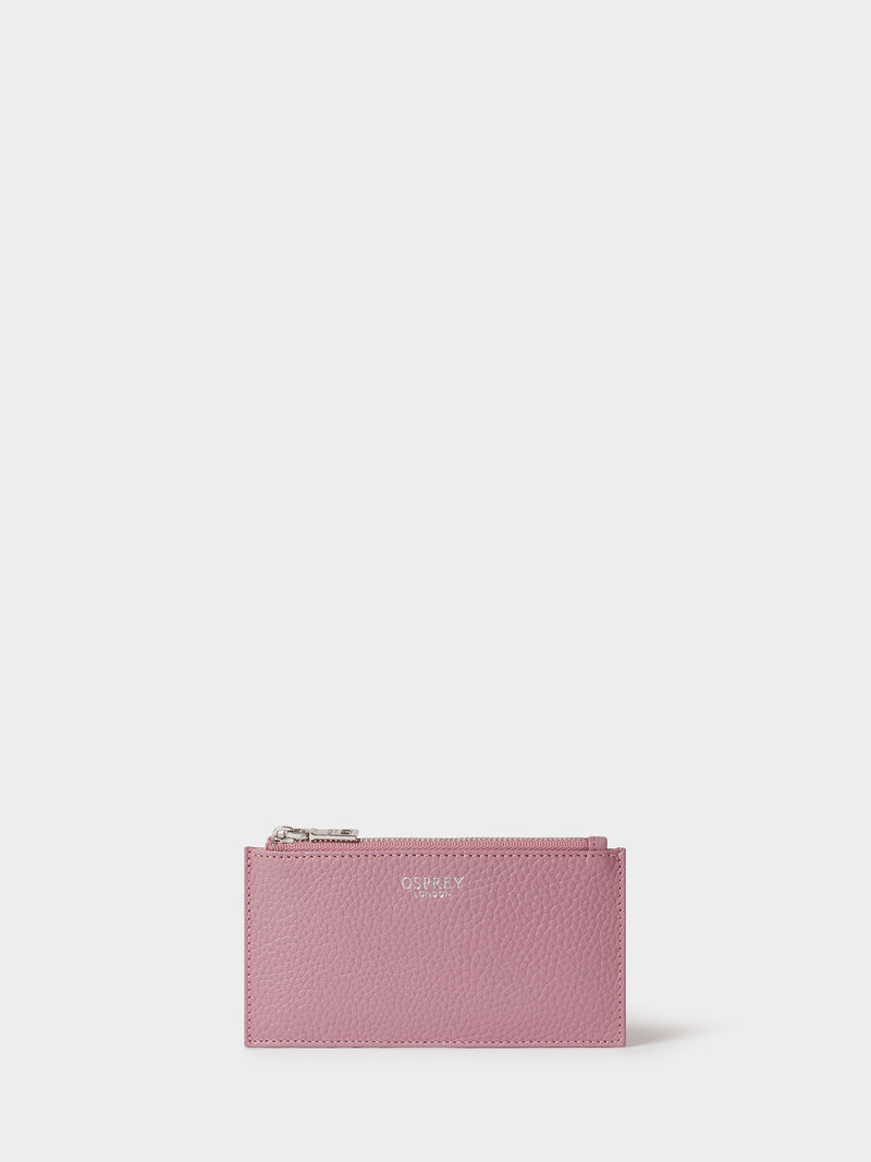 Osprey London Cream Core Small Leather Card Pouch