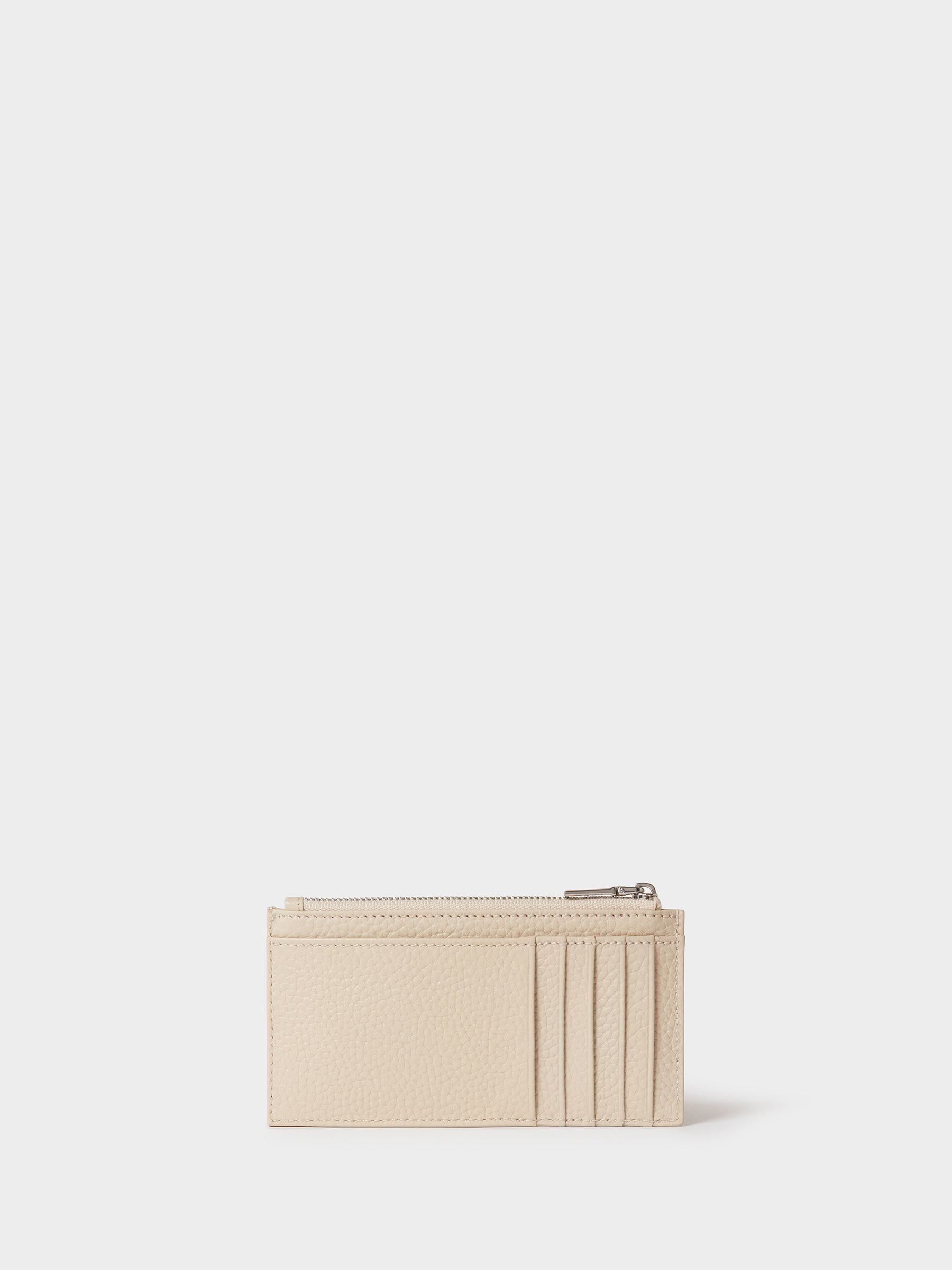 Osprey London Cream The Core small leather card pouch, UK version