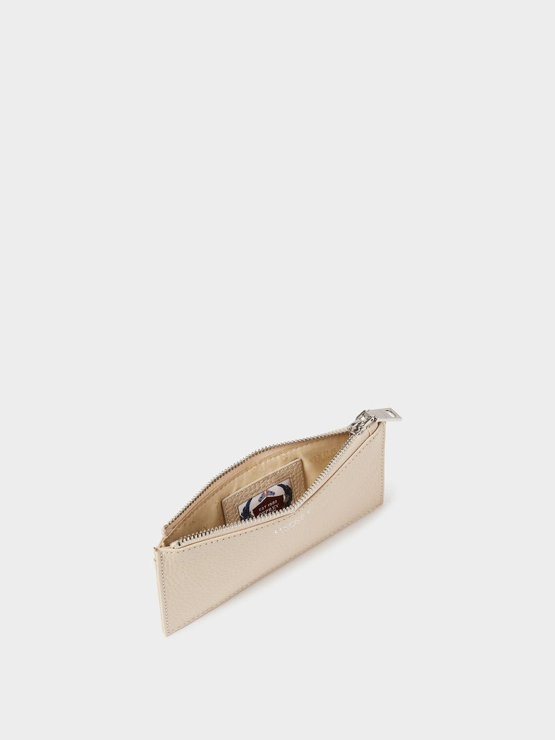 Osprey London Cream The Core small leather card pouch, UK version