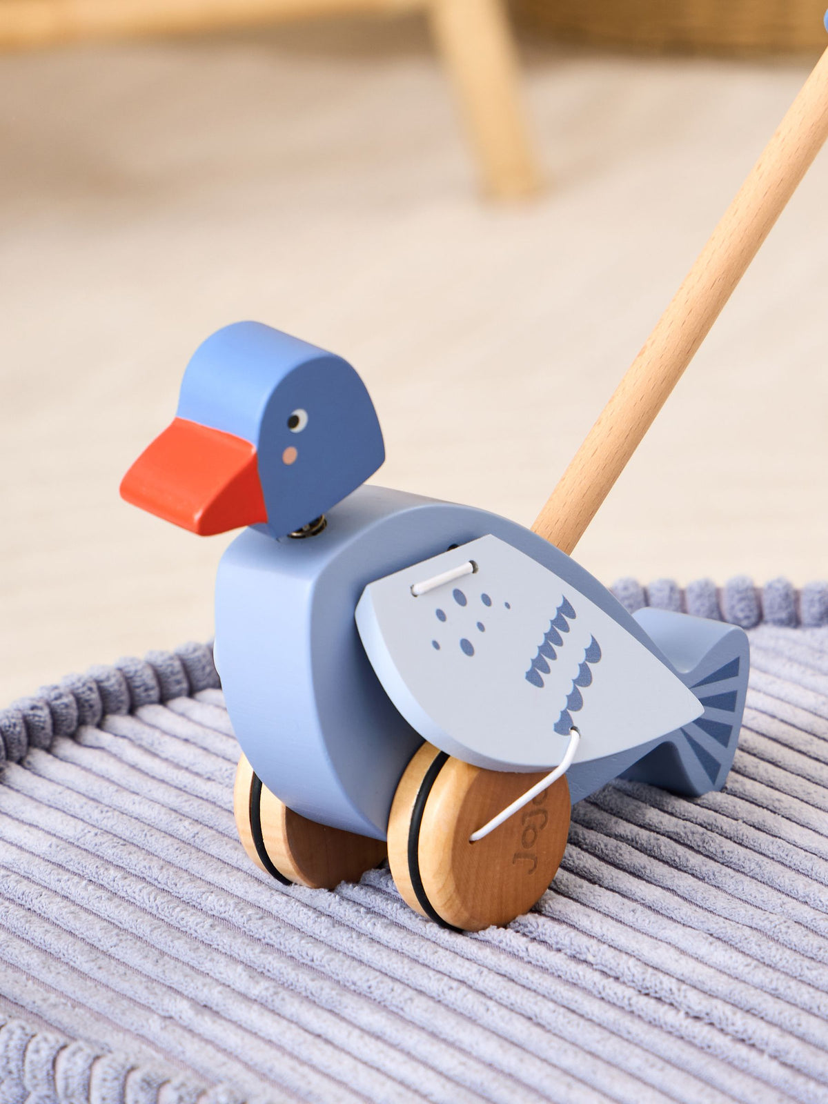 JoJo Maman Bébé Pigeon push-along toy 52 cm (British brand)
