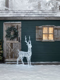 Lights4fun LED light-up reindeer 1.2m, imported from the UK