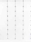 Lights4fun 40 warm white LED star curtain light decoration (British brand)