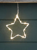 Lights4fun Osby Star outdoor light garland, UK version