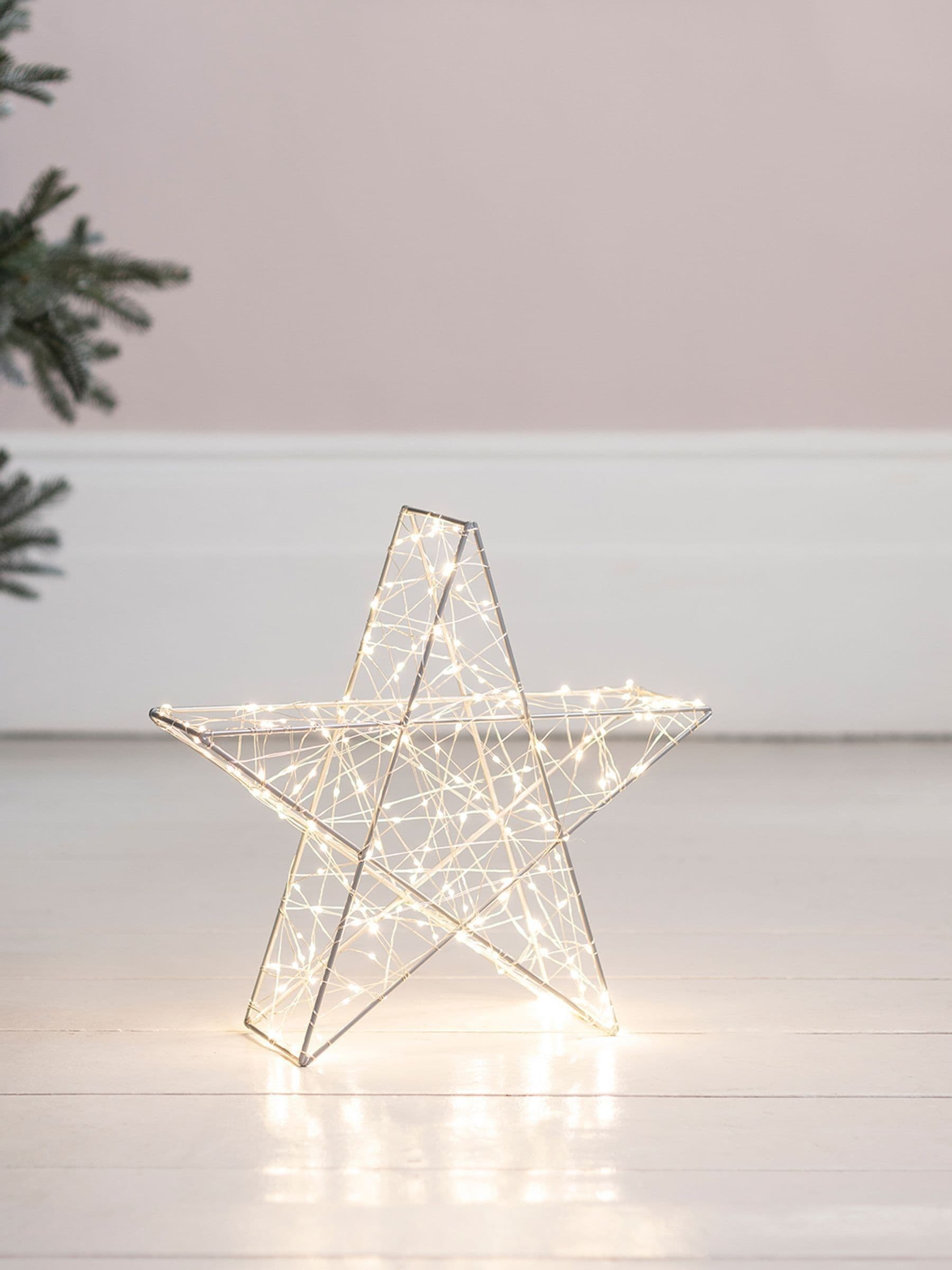 Lights4fun Christmas star light 35cm, UK version