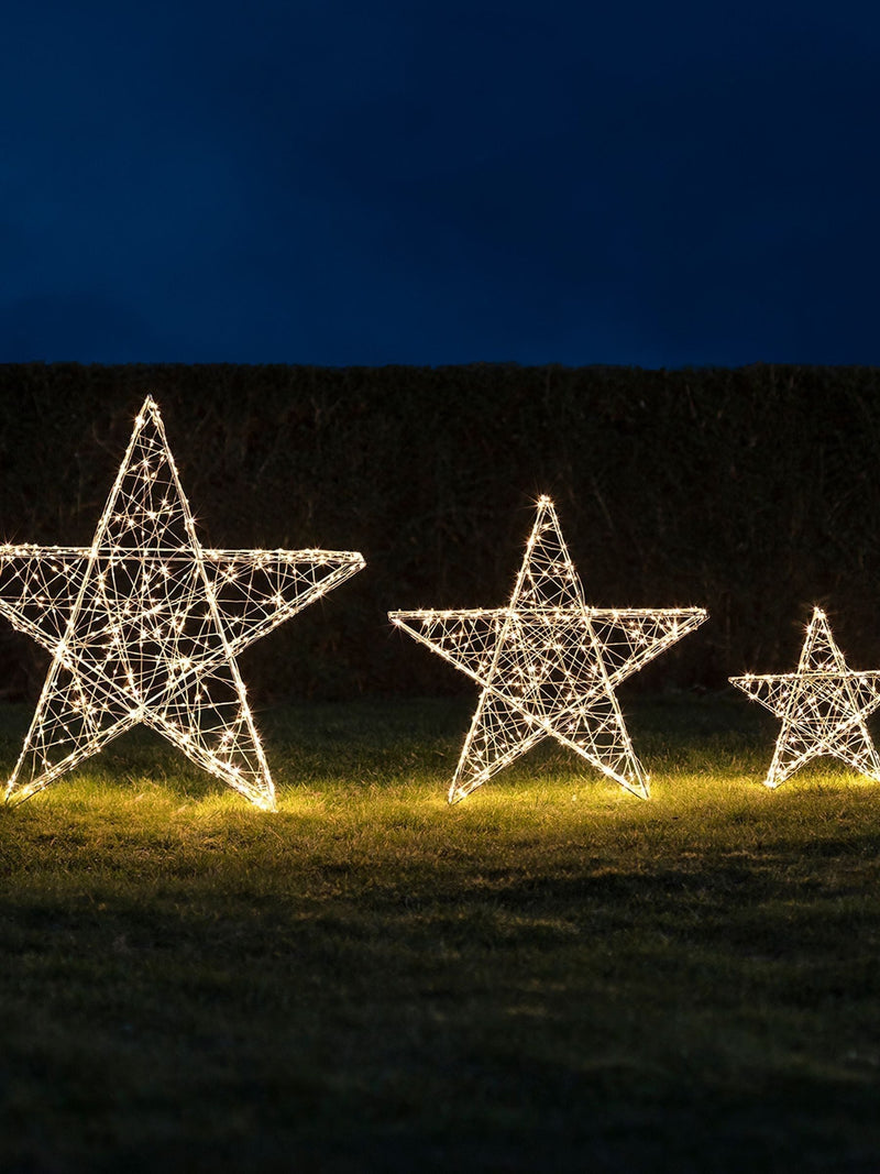 Lights4fun Christmas star light 35cm, UK version