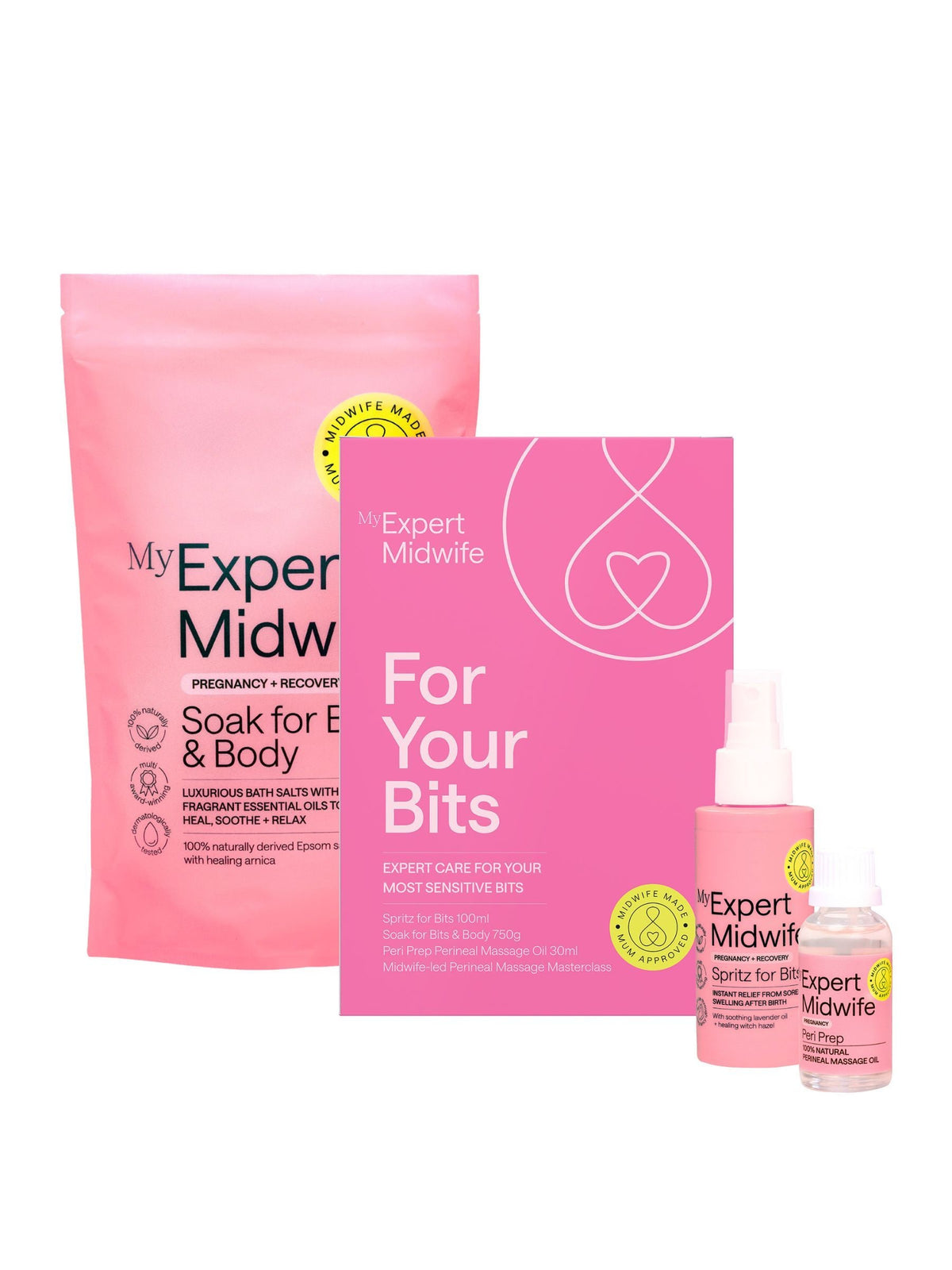 My Expert Midwife perineal care gift set, UK version