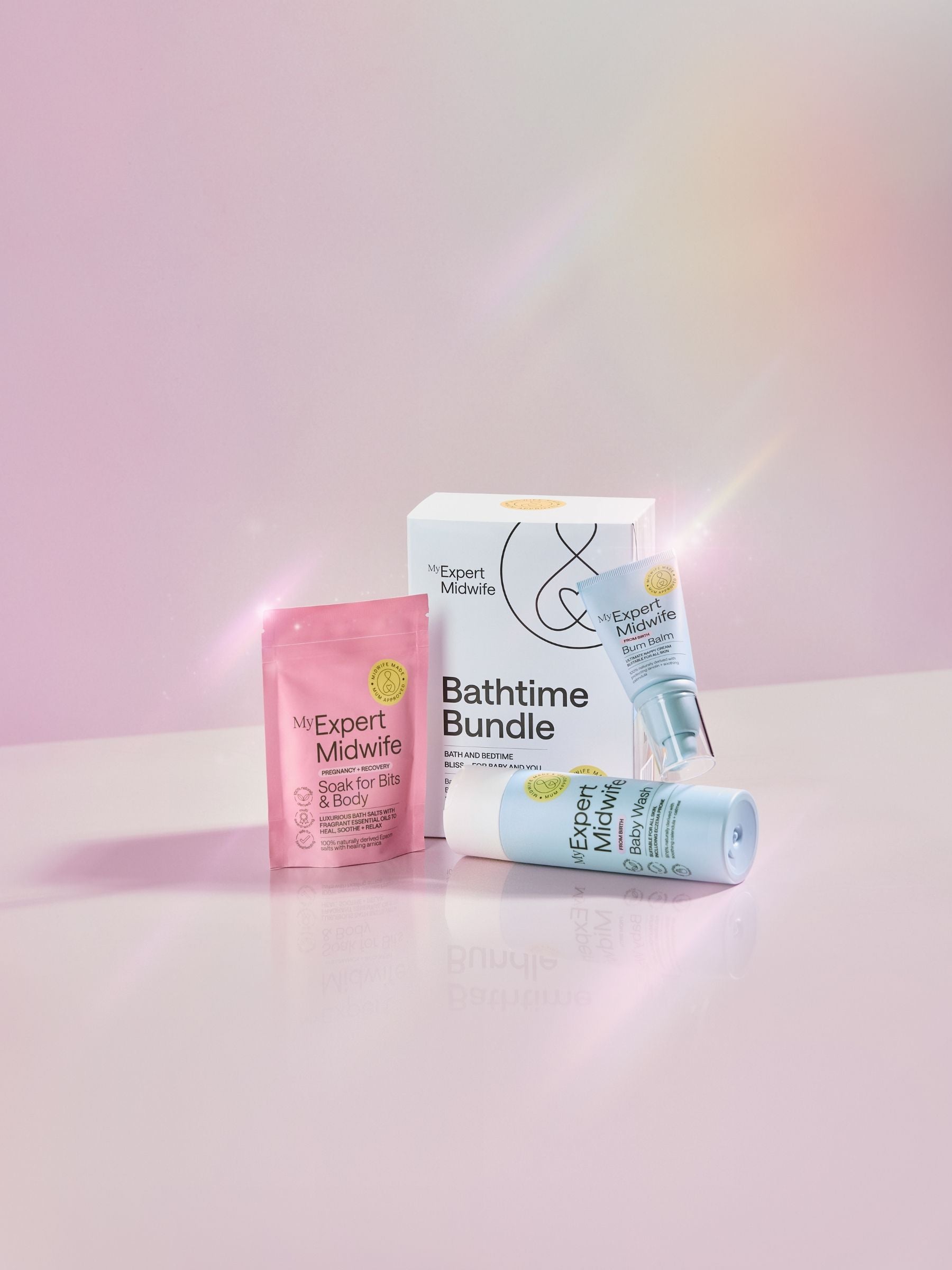 My Expert Midwife Bathtime Bundle baby and mama skincare (British brand)