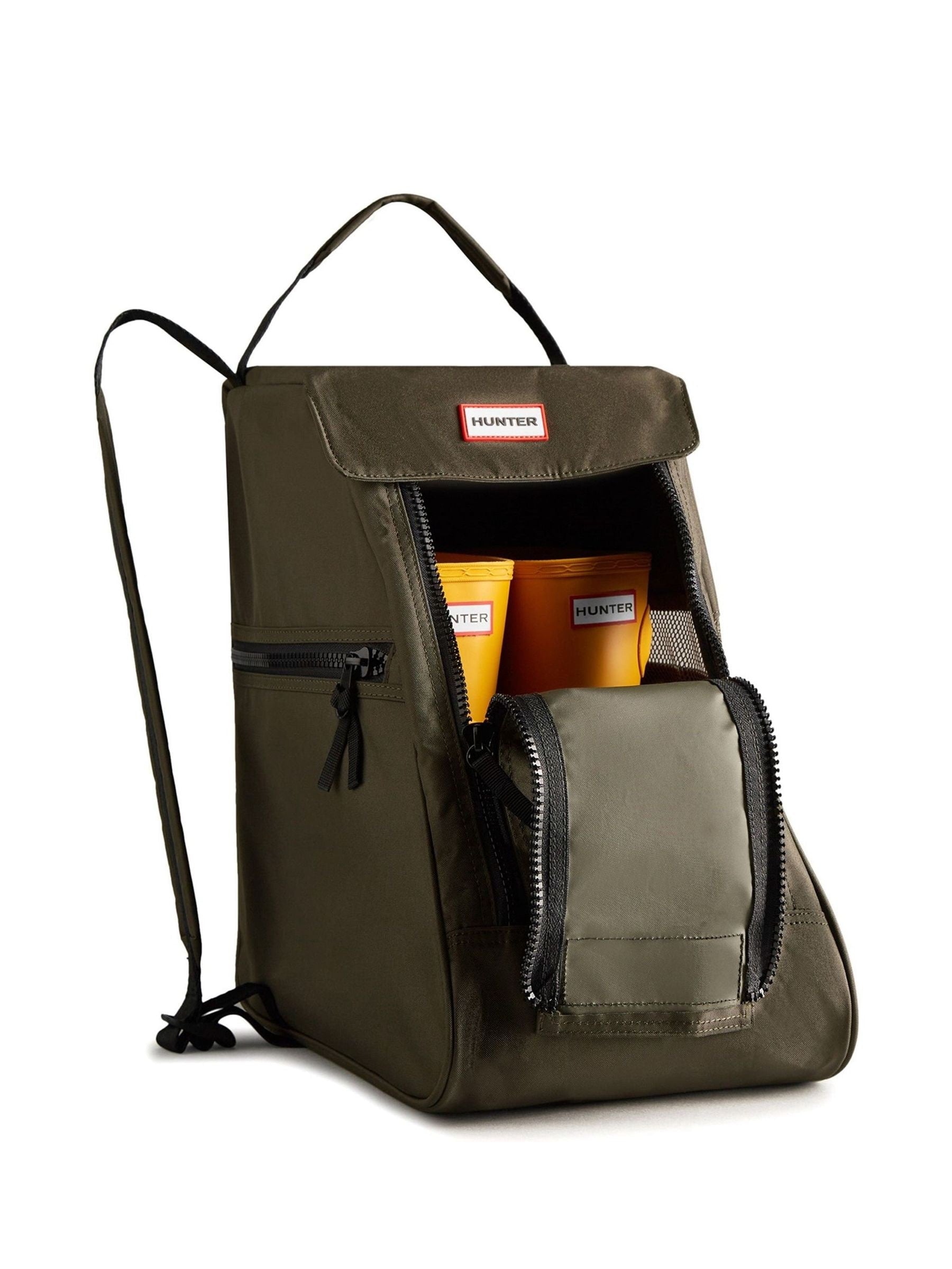 Hunter green Barra short boot bag - British product