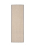 Origin Rugs soft grey sisal boucle runner 67x200cm, imported from the UK