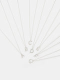 Accessorize 925 sterling silver initial pendant necklace, imported from the UK
