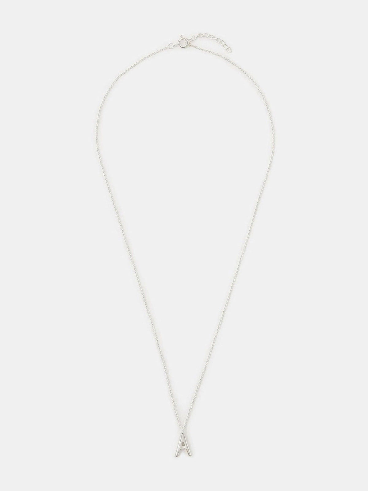 Accessorize 925 sterling silver initial pendant necklace, imported from the UK