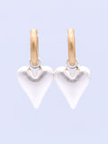 Bibi Bijoux gold heart hoop earrings set of 3, UK version