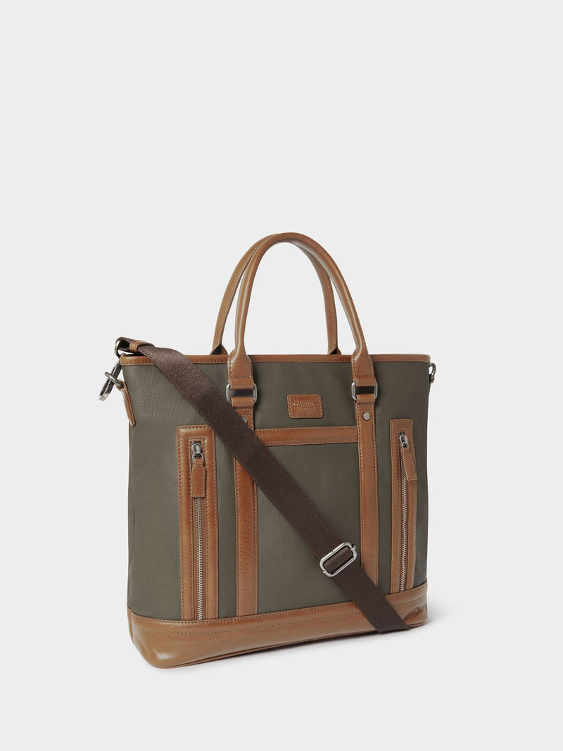 Osprey London green Frontline large waxed canvas workbag - British product