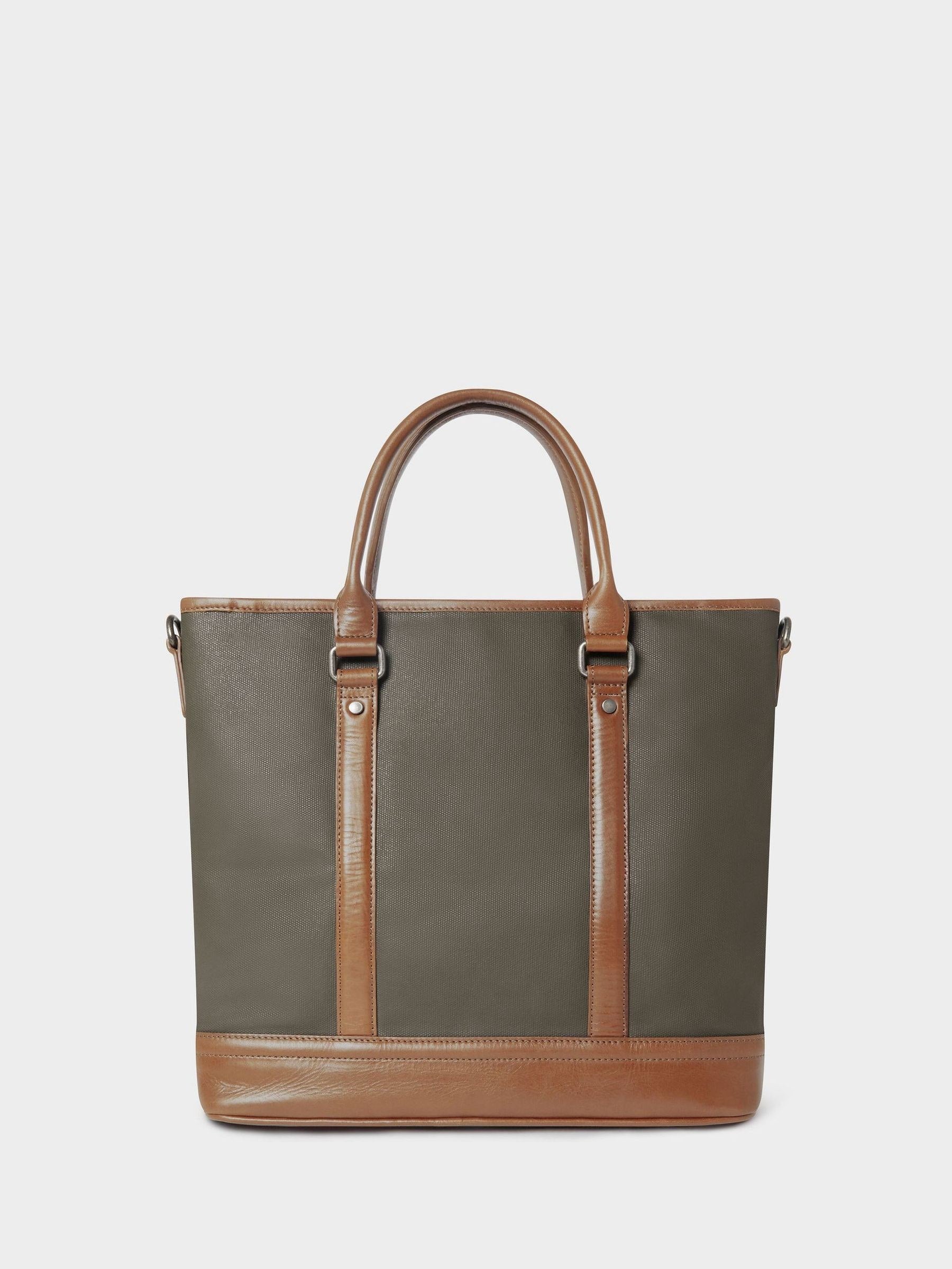 Osprey London green Frontline large waxed canvas workbag - British product
