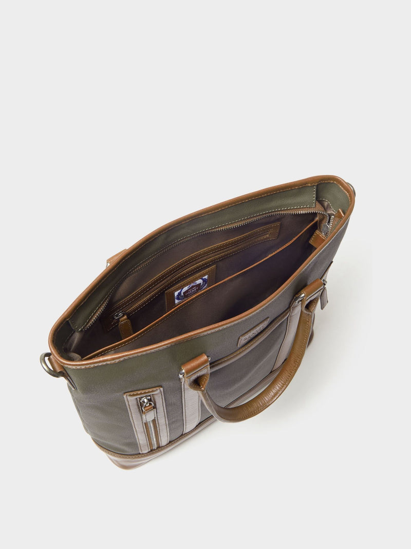 Osprey London green Frontline large waxed canvas workbag - British product