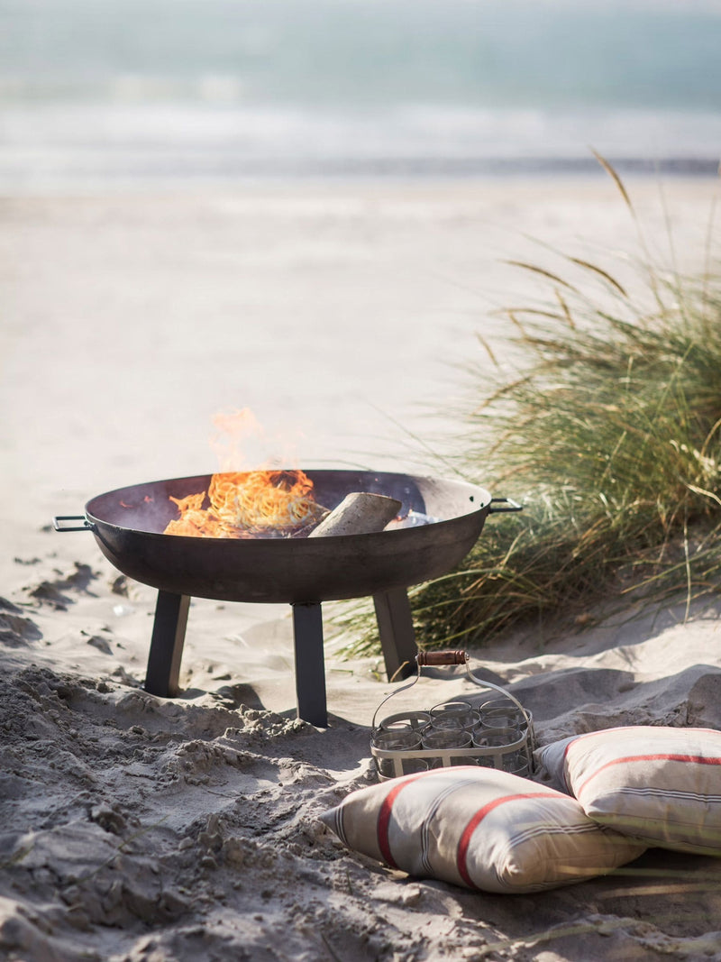 Garden Trading Grey Foscot Fire Pit 75cm, imported from the UK