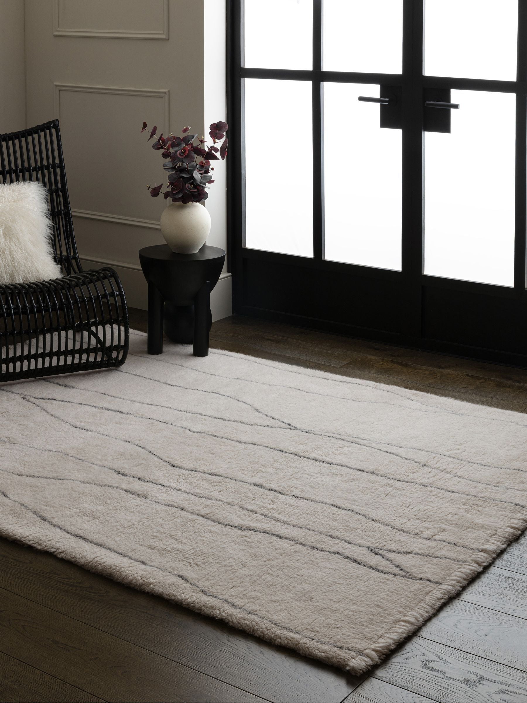 Asiatic Rugs Azera washable Berber wool rug - British product