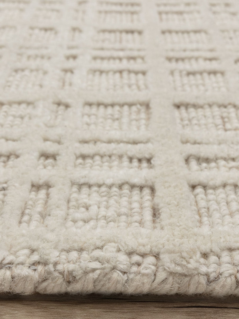 Asiatic Rugs Thatch Ecru handwoven wool rug, imported from the UK
