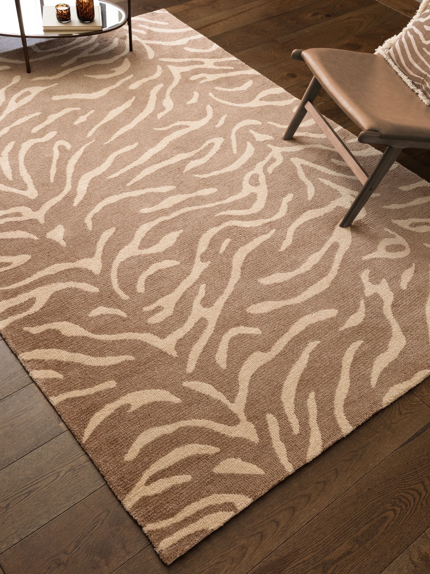 Asiatic Rugs Taupe Wilder Splash Charcoal Rug