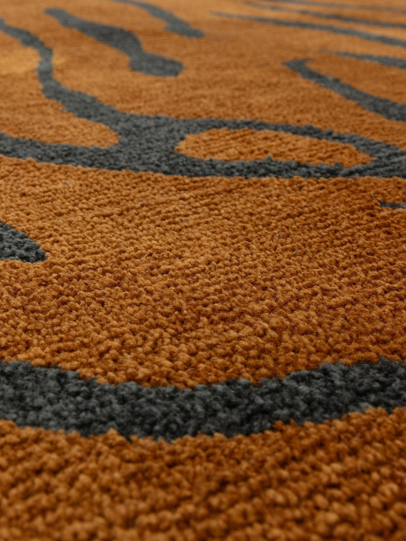 Asiatic Rugs Spice Wilder charcoal rug, imported from the UK