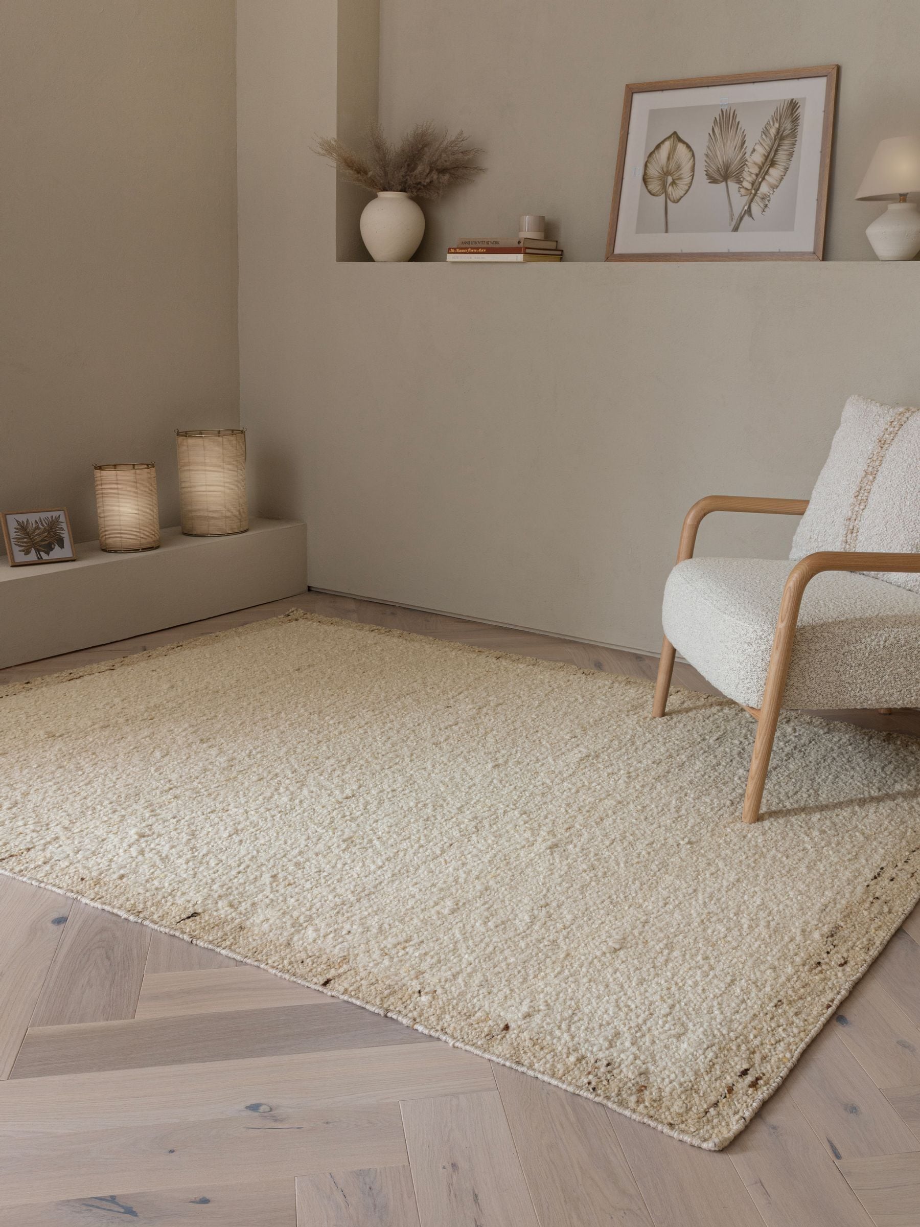 Asiatic Rugs Natural Napa border rug - British product