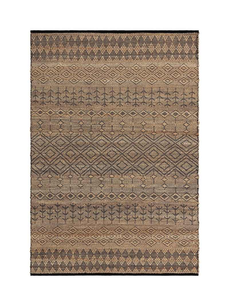 Asiatic Rugs Black Asher jute rug 120x170cm, UK version