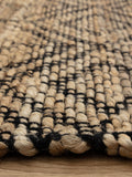 Asiatic Rugs Black Asher jute rug 120x170cm, UK version