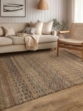 Asiatic Rugs Black Asher jute rug 120x170cm, UK version