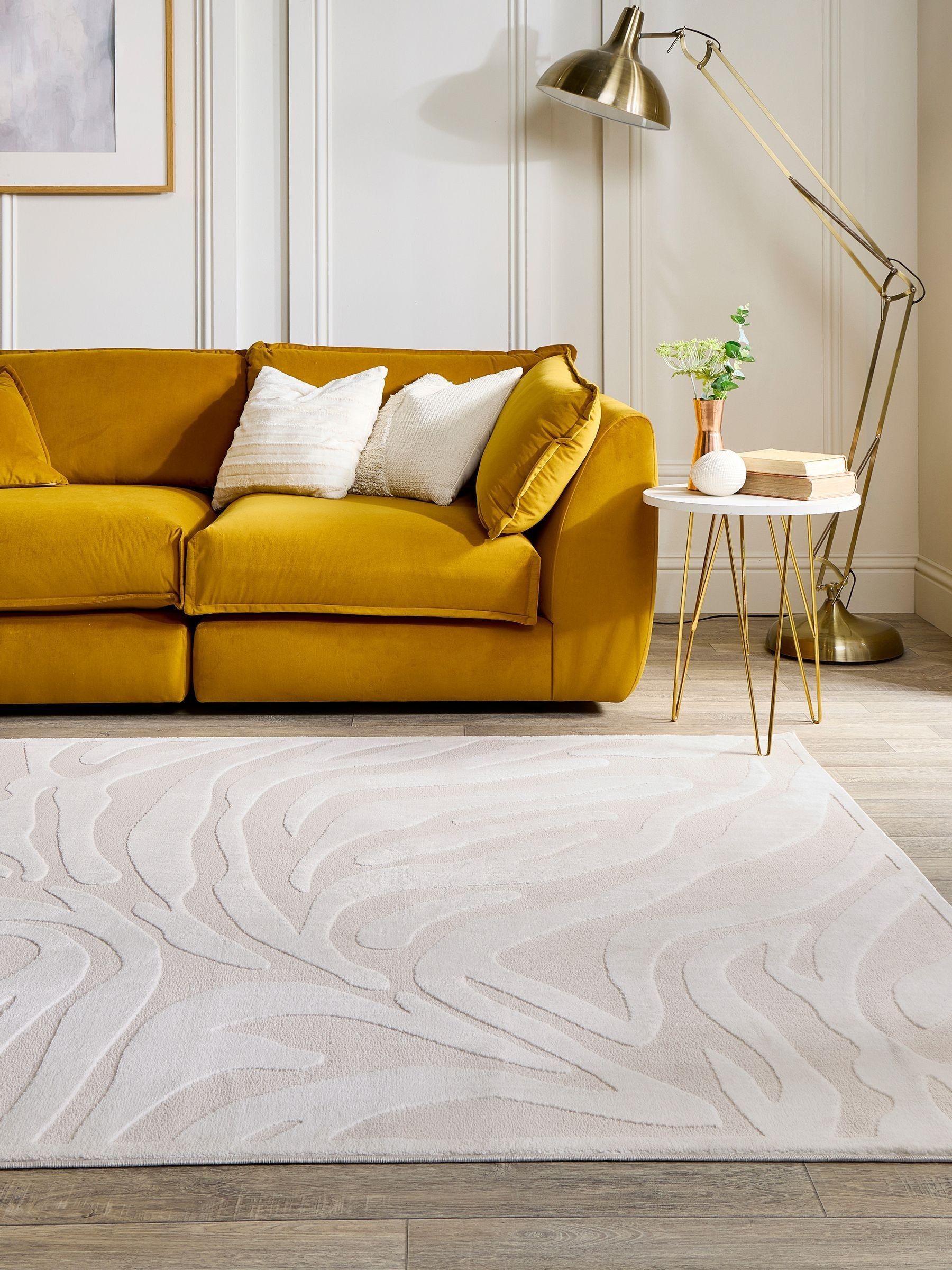 Origin Rugs Dune cream white rug (British brand)