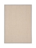 Origin Rugs soft grey border sisal boucle rug, imported from the UK